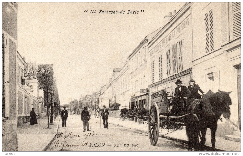 S 2    -   120    -      ABLON   -   ( 94 )      -                 Rue  Du  Bac    - - Ablon Sur Seine
