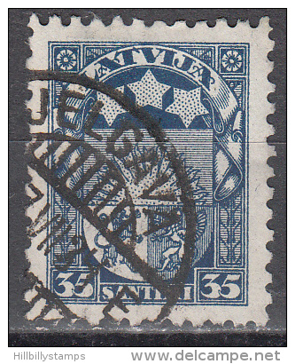 Latvia    Scott No.  149   Used   Year   1927 - Lettland