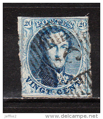 7  Médaillon Non Dentelé - Oblit. P5 ARLON - LOOK - X046!!!! - 1851-1857 Médaillons (6/8)