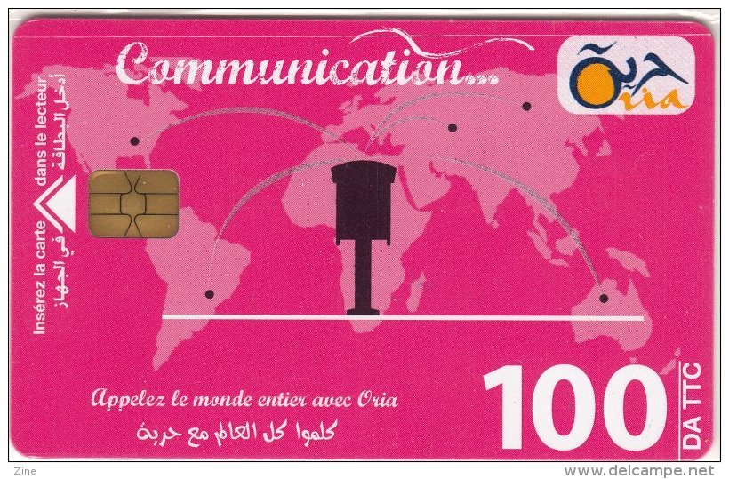 Algérie Télécarte Téléphonique ORIA Communication Neuve Sous Blister - Algerien