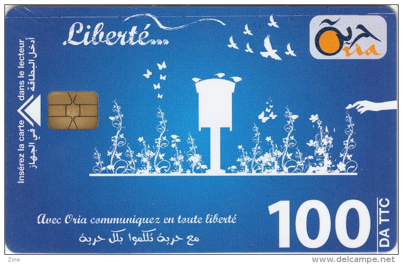 Algérie Télécarte Oria Série Liberté - Couverture - Proximité Et Communication Neuve Sous Blister - Algerien