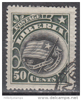 Liberia   Scott No. 109   Used    Year 1906 - Liberia
