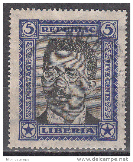 Liberia   Scott No. 217    Used    Year 1923 - Liberia