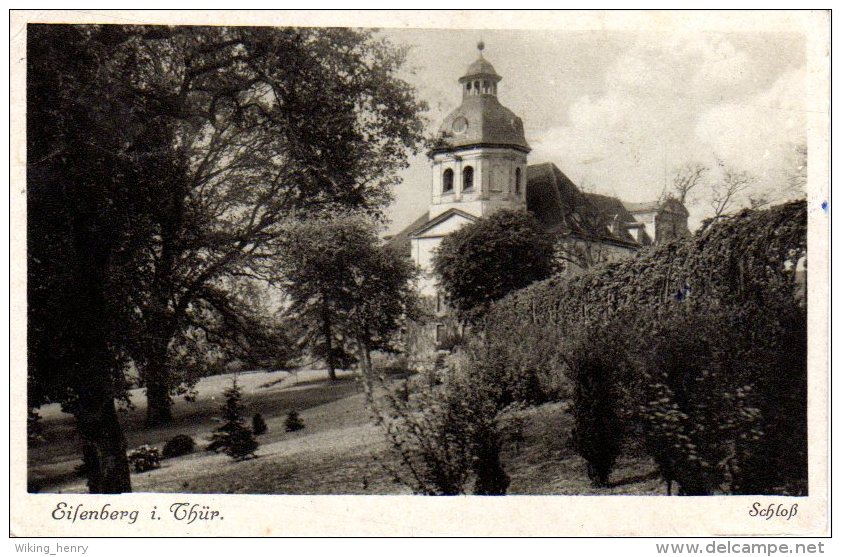 Eisenberg In Thüringen - S/w Schloß - Eisenberg