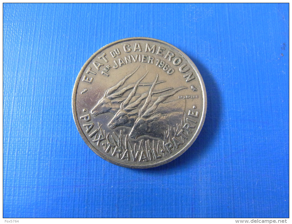 MONNAIE COMMEMORATION INDEPENDANCE / 50 FRANCS / CAMEROUN / 1960 - Cameroon