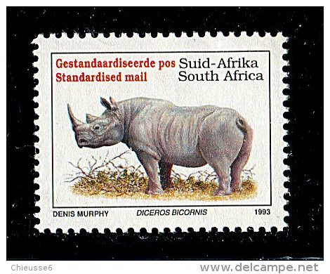(cl. 3 - P.50) Afrique Du Sud **  N° 813 (ref. Michel Au Dos) - Rhinocéros Noir - - Gebruikt