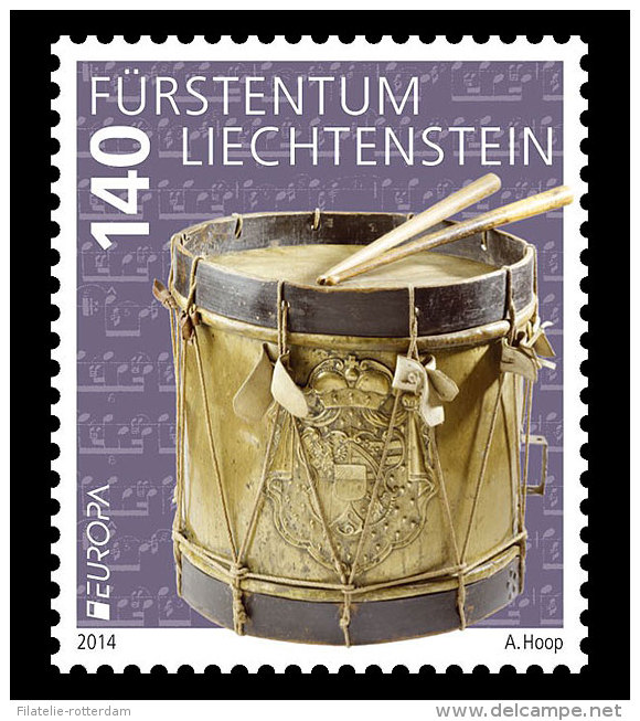 Liechtenstein - Postfris / MNH - Europa, Muziekinstrumenten (1.40) 2014 - Unused Stamps