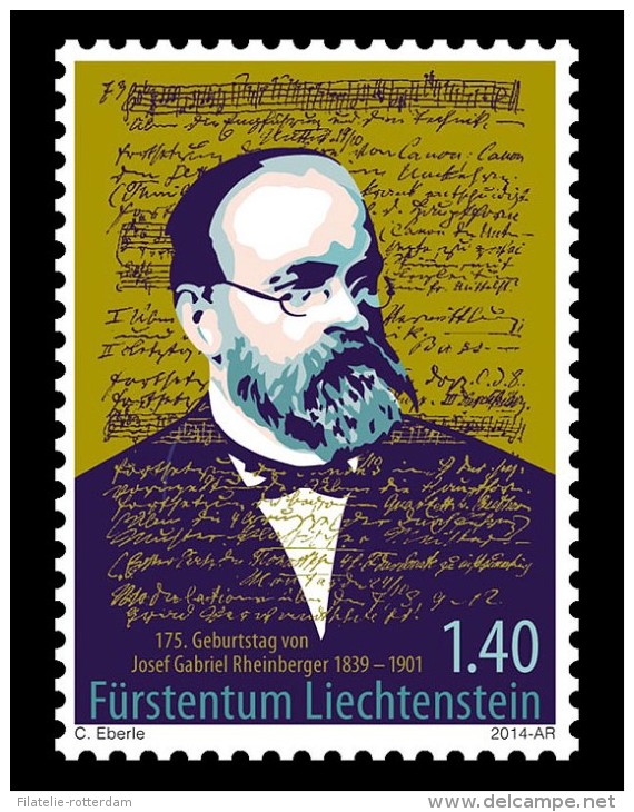 Liechtenstein - Postfris / MNH - 175 Jaar Josef Gabriel Rheinberger 2014 - Neufs