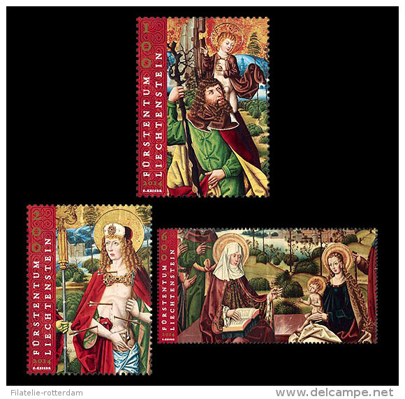 Liechtenstein - Postfris / MNH - Complete Set Gevleugeld Altaar 2014 - Neufs