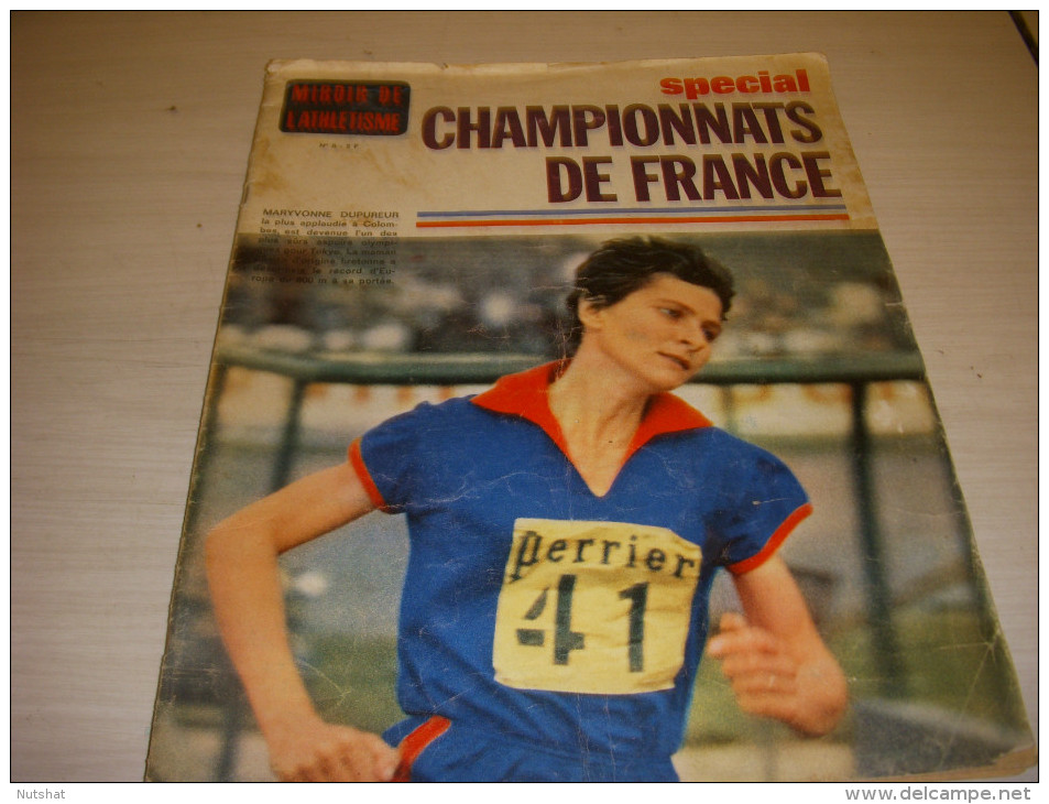 MIROIR ATHLETISME 08 07.1964 CHAMPIONNAT De FRANCE DUPUREUR TOUS Les RESULTATS - Deportes