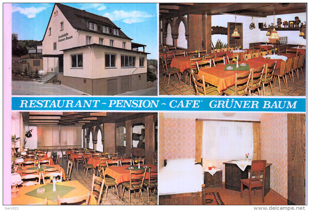 8751 LEIDERSBACH - ROSSBACH, Restaurant "Grüner Baum" - Miltenberg A. Main