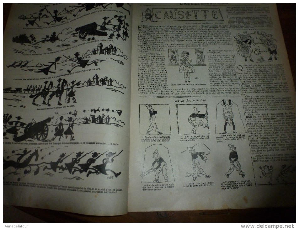 1905 LPJij : BD En Sombre (histoire); Revue Du 14 Juillet; Les 3 OURS; Faire Des JOUETS Avec De La PAILLE; - Le Petit Journal