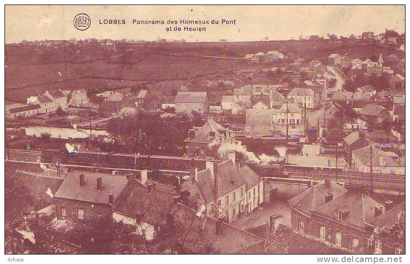 LOBBES = Panorama Des Hameaux Du Pont Et De Heulen  (Albert) 1915 - Lobbes