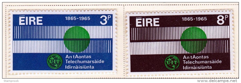 Ireland Scott  198-99 ITU  Mint NH VF  CV $ 4.50 - Unused Stamps
