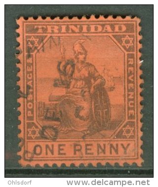 TRINIDAD 1896-1904: Sc 78 / YT 56, O - FREE SHIPPING ABOVE 10 EURO - Trinité & Tobago (...-1961)