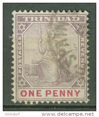 TRINIDAD 1896-1904: Sc 76 / YT 45, O - FREE SHIPPING ABOVE 10 EURO - Trinité & Tobago (...-1961)