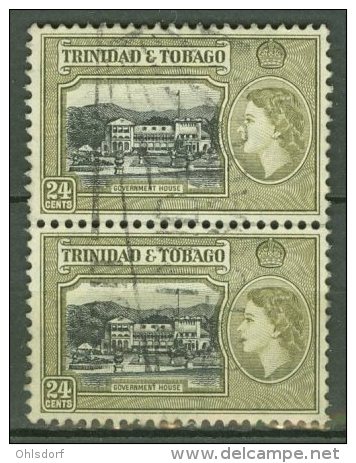 TRINIDAD &amp; TOBAGO 1953: Sc 80 / YT 167, O - FREE SHIPPING ABOVE 10 EURO - Trinité & Tobago (...-1961)