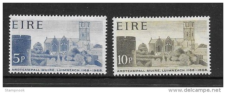 Ireland Scott  244-45  St Mary's   Mint NH VF  CV $ 1.40 - Unused Stamps