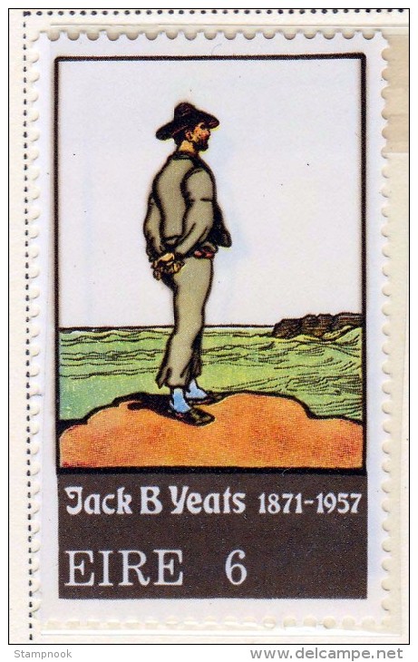 Ireland Scott  309 Yeats Mint NH VF  CV $ 0.90 - Unused Stamps