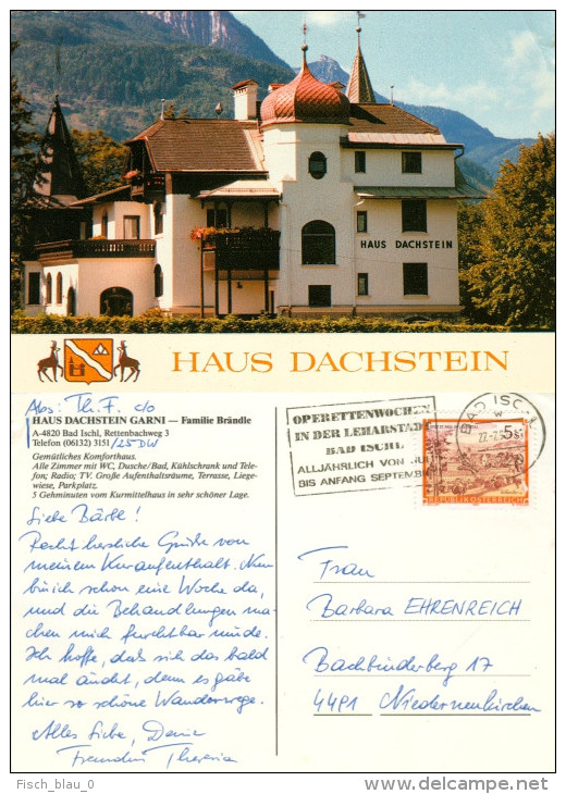 AK 4820 Bad Ischl Haus Dachstein Garni Familie Brändle Rettenbachweg Österreich Oberösterreich Salzkammergut OÖ Fam. - Bad Ischl