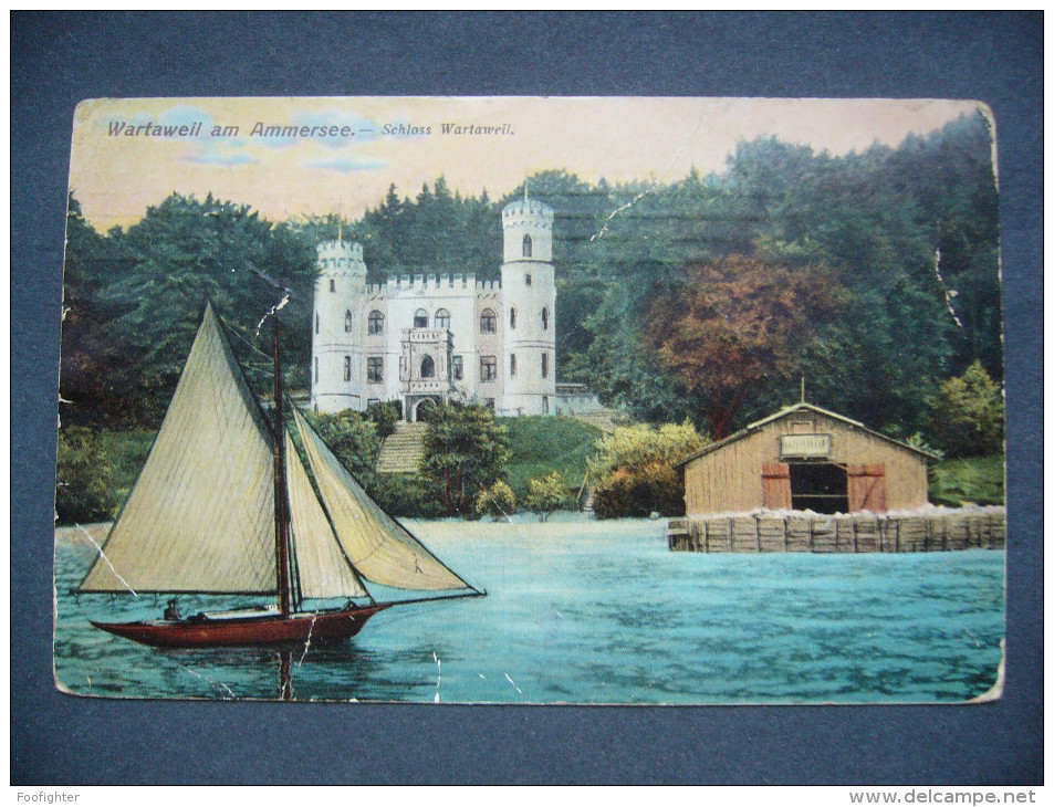 Germany: Wartaweil Am Ammersee - Schloss Wartaweil - Posted 1913 - Diessen