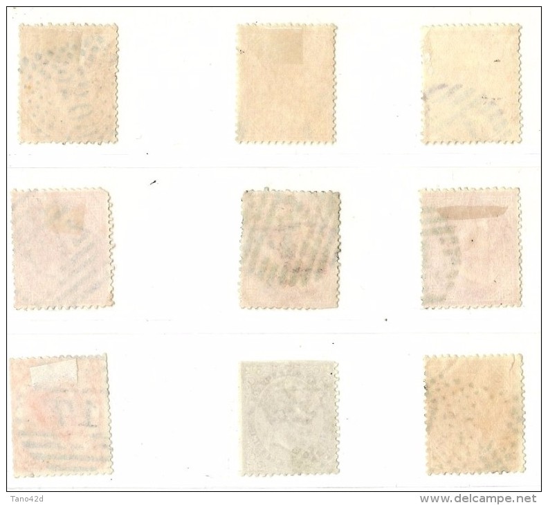 LDR11 - ITALIE REGNO  VEII  10c ET 40c OBLITÉRÉS X3 TIRAGE DE TURIN + 2L ÉCARLATE CLAIR TIRAGE DE LONDRES - Used