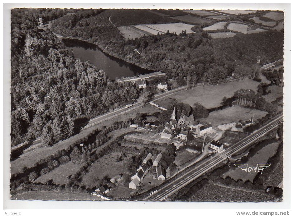 REF 236 : CPSM 29 PONT CHRIST La France Vue Du Ciel Vue De L'étang De Brézal - Autres & Non Classés