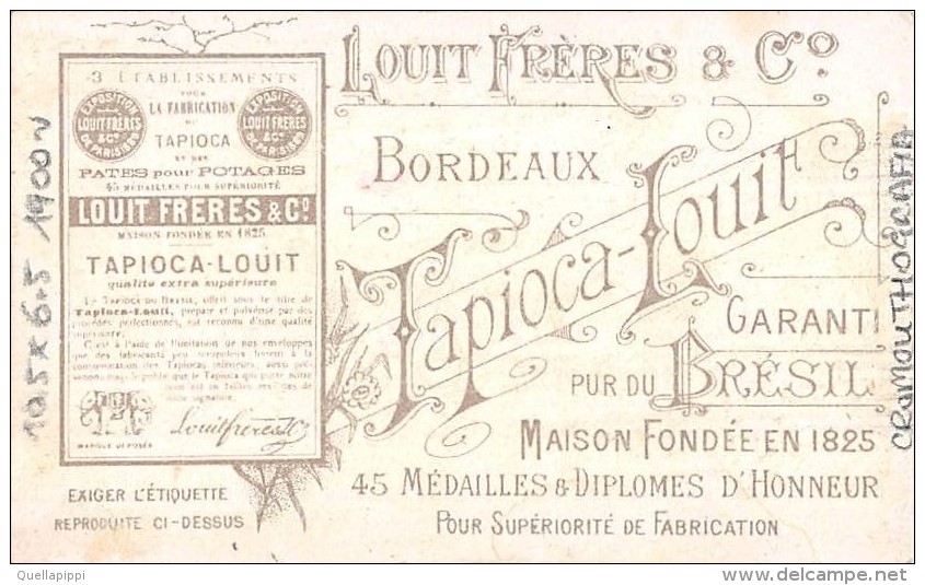 03404 "CHOCOLAT LOUIT FRERES & CO-GUERRE DU TRANSWAAL - LE COLONEL SPRAGGE A LINDLEY 29/05/1900" MILITARI  FIGUR. ORIG. - Schokolade