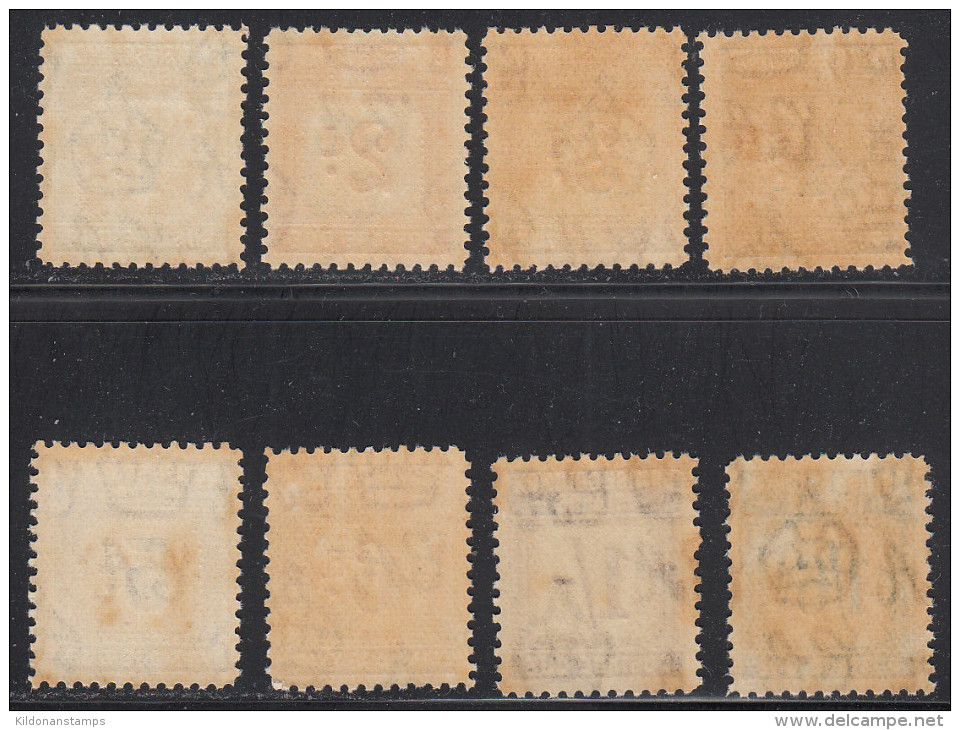 British Solomon Islands 1940 Postage Due, Mint No Hinge, See Desc, Sc# J1-J8, SG - Iles Salomon (...-1978)