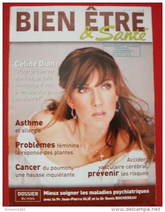 BiEN ETRE ET SANTE N° 230 : CELINE DION - Medicina & Salute