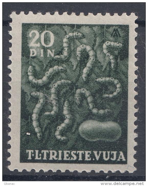 Italy Yugoslavia Trieste Zone B, Animals 1950 Mi#43, Sassone#30 Mint Hinged - Ongebruikt