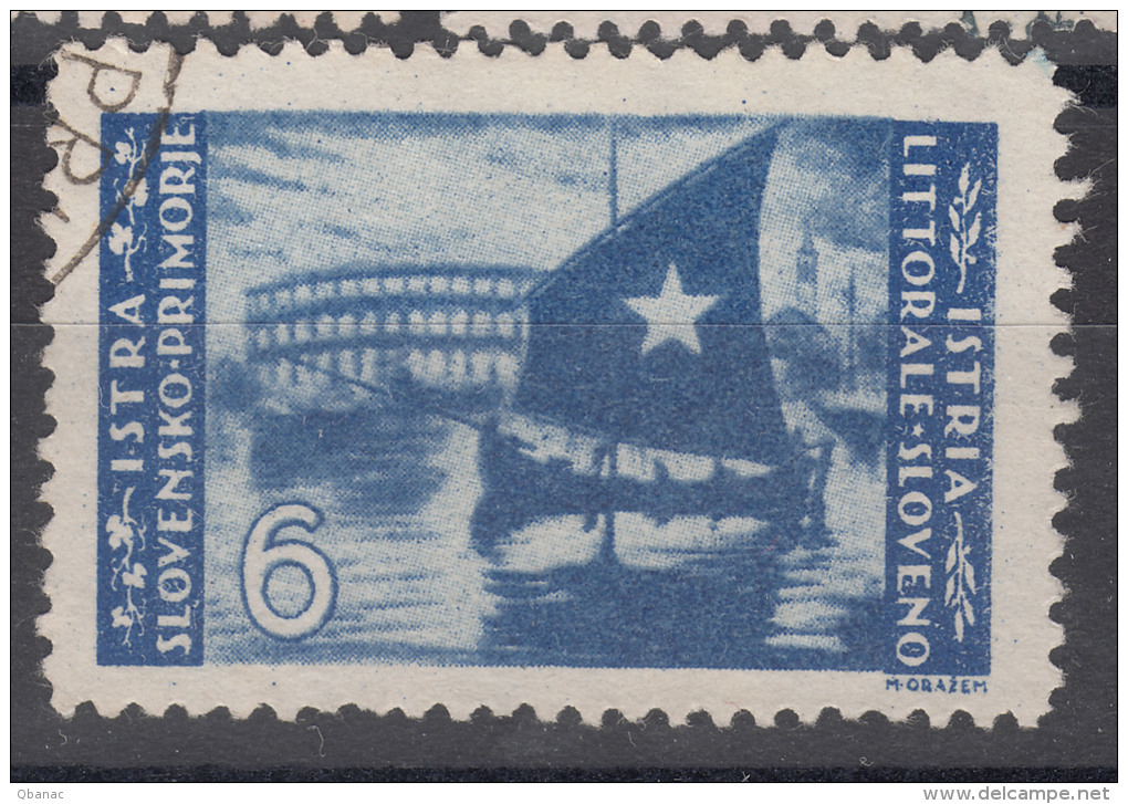 Istria Litorale Yugoslavia Occupation, 1946 Sassone#66 Used - Ocu. Yugoslava: Istria