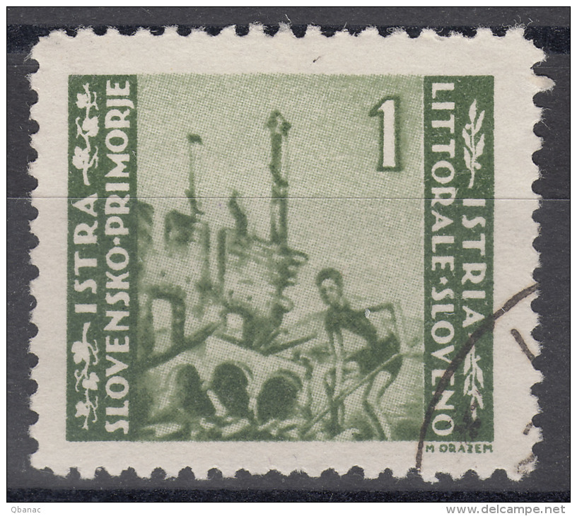 Istria Litorale Yugoslavia Occupation, 1946 Sassone#63 Used - Occup. Iugoslava: Istria