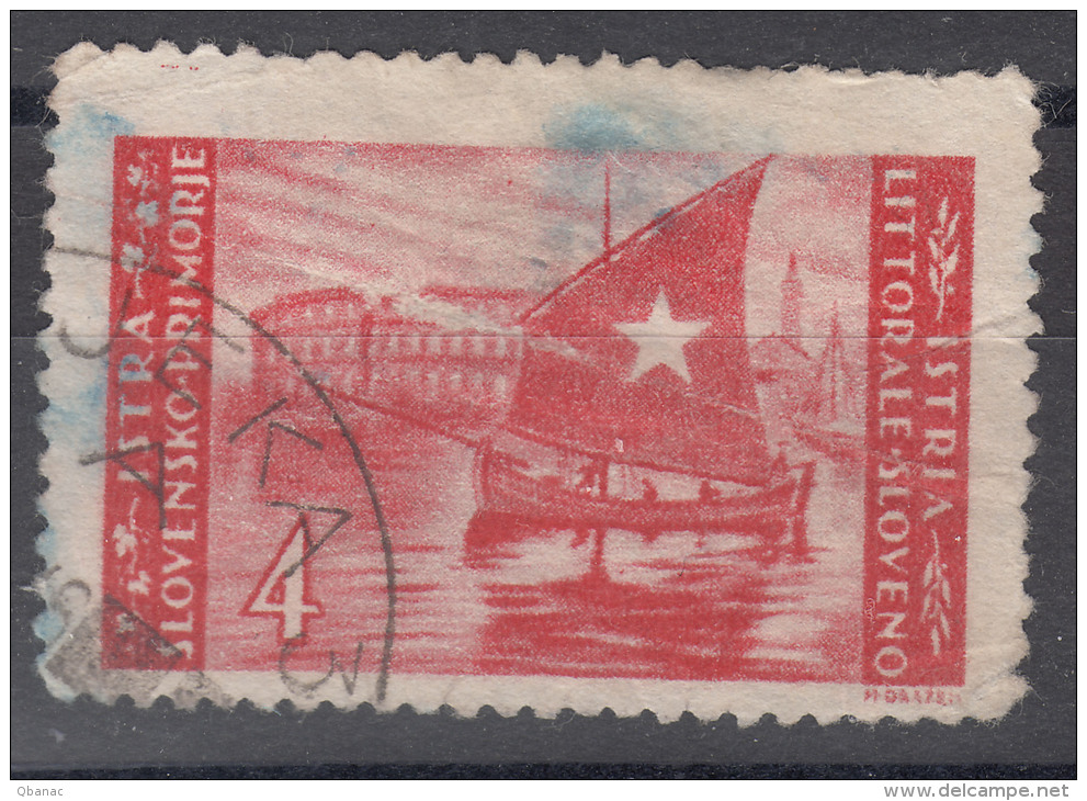 Istria Litorale Yugoslavia Occupation, 1946 Sassone#56 Used - Jugoslawische Bes.: Istrien