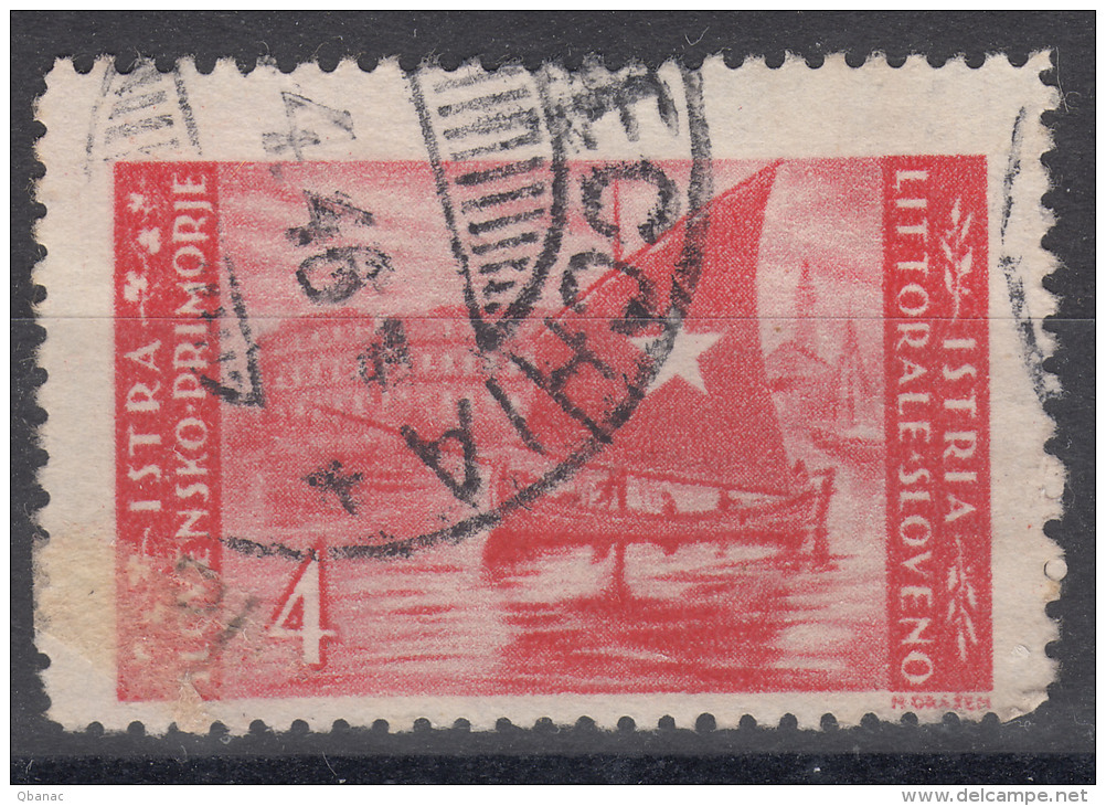 Istria Litorale Yugoslavia Occupation, 1946 Sassone#56 Used - Jugoslawische Bes.: Istrien