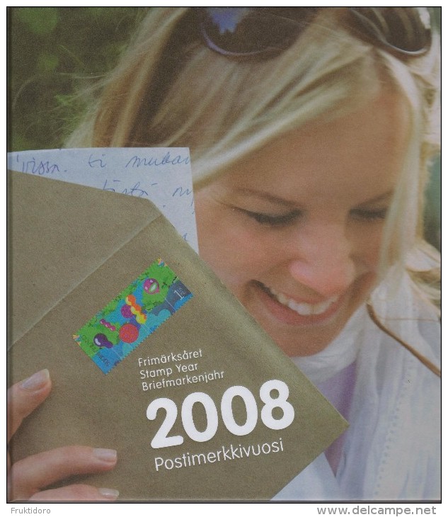 Finland Year Book 2008 - Included All Stamps, Sheet And Booklet For The Year 2008 - MNH - Années Complètes