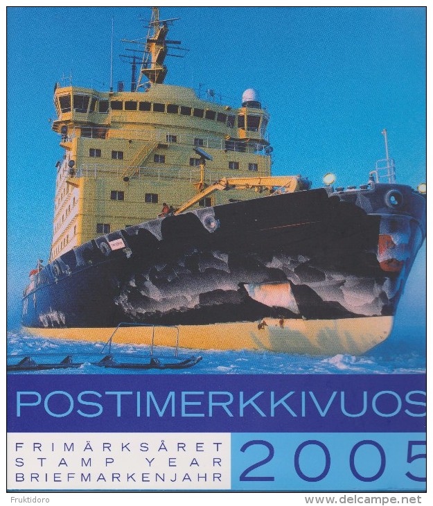 Finland Year Book 2005 - Included All Stamps, Sheets And Booklets For The Year 2005 - MNH - Années Complètes