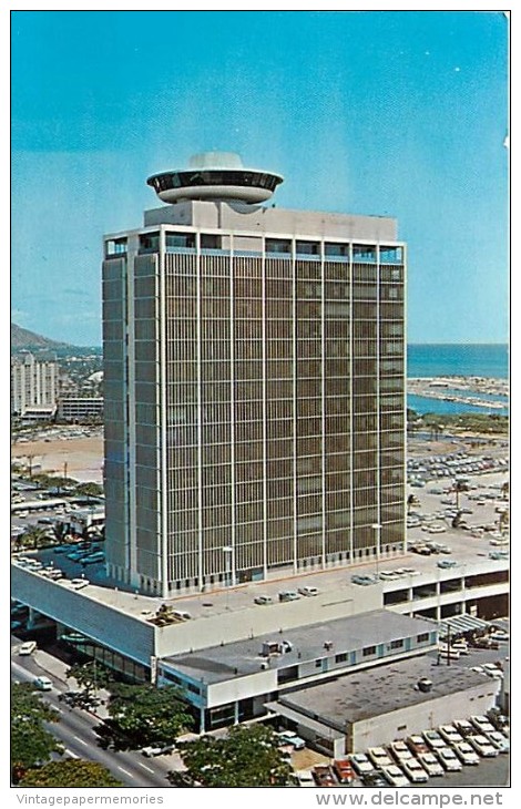 258667-Hawaii, Honolulu, Ala Moana Building, La Ronde Revolving Restaurant, Dexter Press No 76600-B - Honolulu
