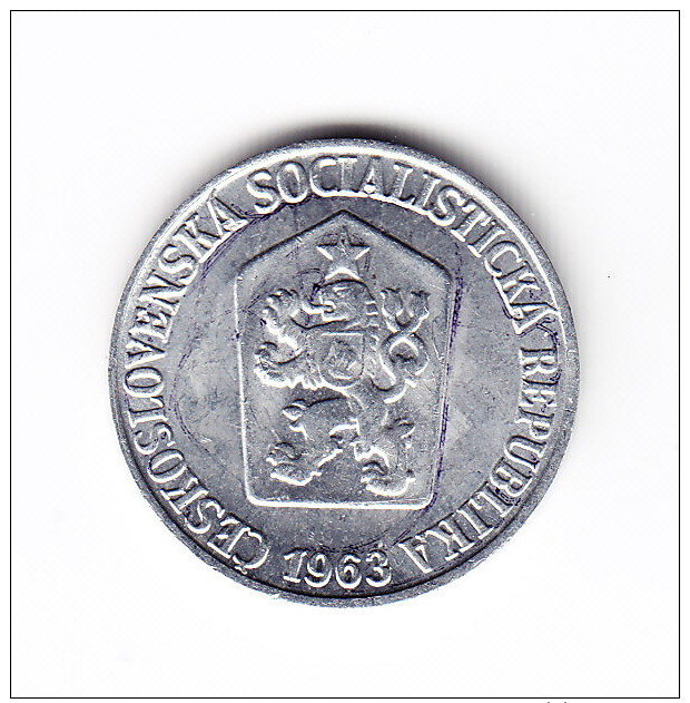 1963 Czechoslovakia 3 Heller Coin - Tchécoslovaquie