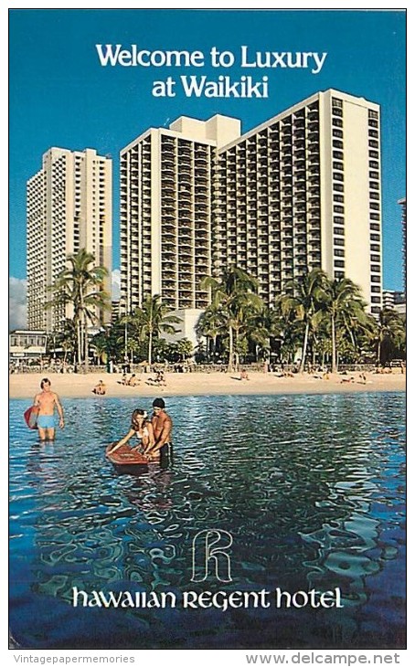 258687-Hawaii, Waikiki, Hawaiian Regent Hotel, Card No 421105 - Oahu