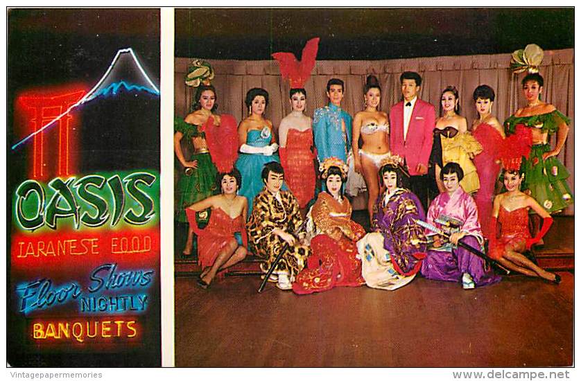 258701-Hawaii, Honolulu, Oasis Restaurant & Night Club, Irving Rosen By Koppel No 48538 - Honolulu