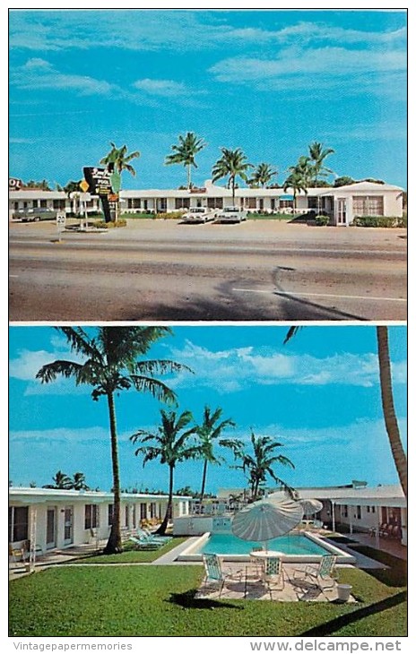 258711-Florida, West Palm Beach, Royal Palm Motor Lodge, US Highway 1, Joseph Back By Dexter Press No 94372 - West Palm Beach