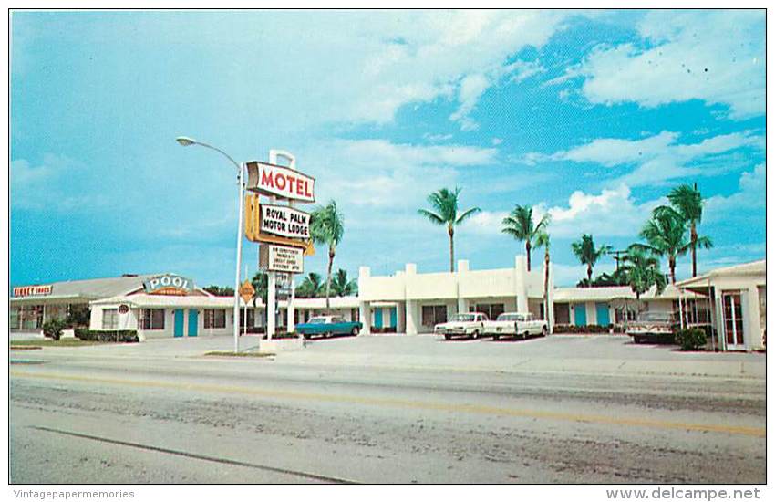 258713-Florida, West Palm Beach, Royal Palm Motor Lodge, US Highway 1, Joseph Back By Dexter Press No 26994-C - West Palm Beach