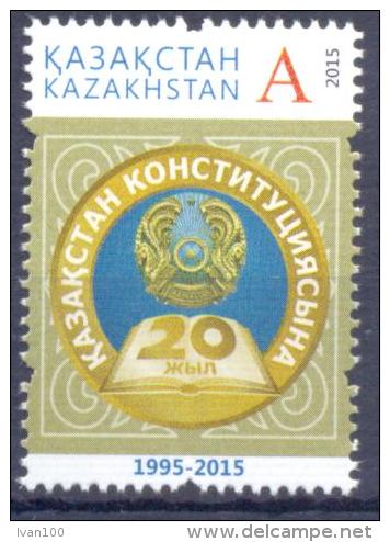 2015. Kazakhstan, 20y Of The Constitution, 1v, Mint/** - Kasachstan