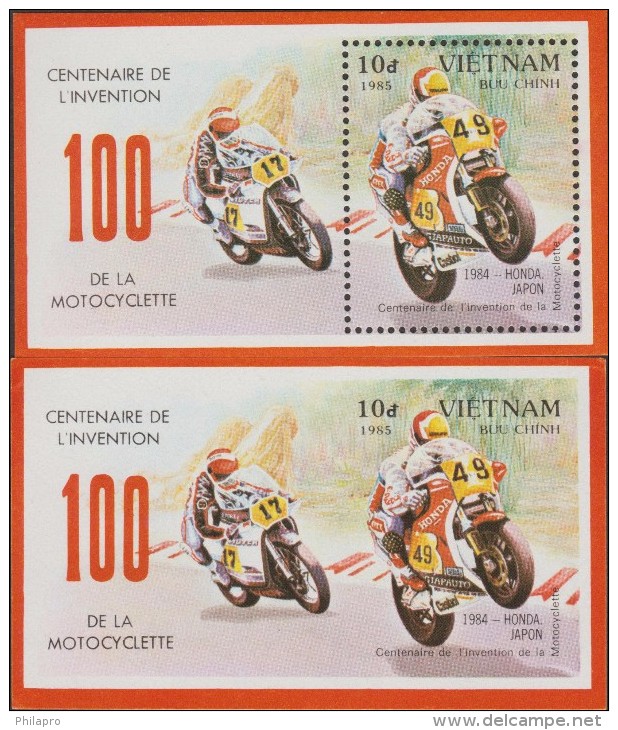 VIETNAM  IMPERF+PERF   MOTOS **MNH Réf  C329 - Motos