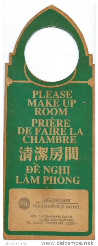 Hotellerie/Do Not Disturb/Métropole Hotel /Saïgon/Viet-Nam/Années 70-80  DND5 - Autres & Non Classés