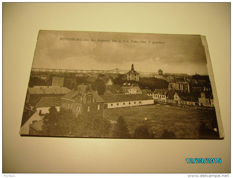 Rendsburg  Von Der Kaserne , OLD POSTCARD , O - Rendsburg