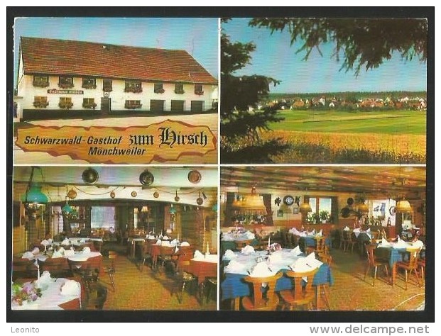 MÖNCHWEILER Bei Villingen Schwarzwald Gasthof ZUM HIRSCH Mit Gästehaus SANDRA 1981 - Villingen - Schwenningen