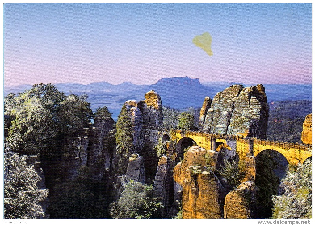 Elbsandsteingebirge - Basteibrücke - Bastei (sächs. Schweiz)