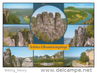 Elbsandsteingebirge - Mehrbildkarte 1 - Bastei (sächs. Schweiz)
